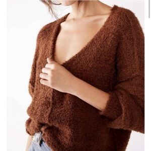 Free People Icing V Neck Sweater